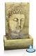 Garden Water Feature Nirvana Buddha Falls Decoration 1m With Lights Ambient