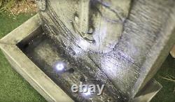 Garden Water Feature Nirvana Buddha Falls Decoration 1m with Lights Ambient