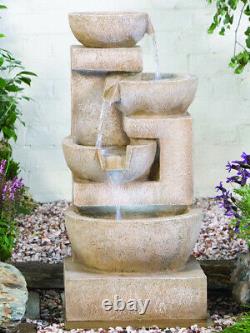 Garden Water Feature Sparkling Bowls by Kelkay Easy Fountain Tiered Freestanding