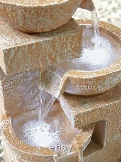 Garden Water Feature Sparkling Bowls by Kelkay Easy Fountain Tiered Freestanding