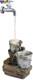Garden Water Feature Tap Fountain With Led Lights Mains Powered, Self-contai