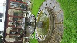 Garden water fountain