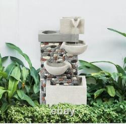 GardenKraft Outdoor pebbles Water Fountain