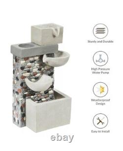 GardenKraft Outdoor pebbles Water Fountain