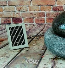 Gardenwize Garden Outdoor Solar Black & Grey Pebble Stone Water Fountain Feature