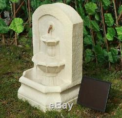 Gardenwize Garden & Outdoor Solar Stone Ornament Statue Water Feature Fountain