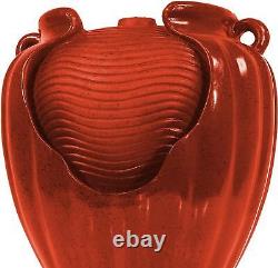 Gardenwize Red Garden Outdoor Solar Ceramic Terracotta Water Fountain Feature