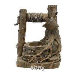 Gardenwize Solar Powered Rustic Brick Well Water Feature Fountain GW278# GRADE B