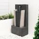 Gardenwize Solar Water Feature Stone Column Water Fountain Gw542