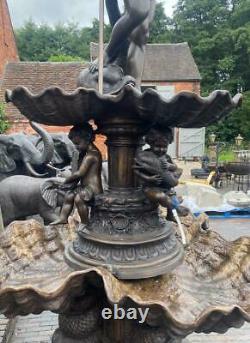 Giant Bronze Garden Water Feature Fountain Neptune God of Sea 360cm High