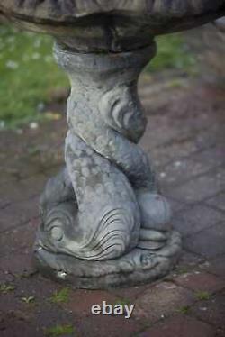 Gorgeous Large 5 piece Garden Fountain Water Feature Preloved with Patina