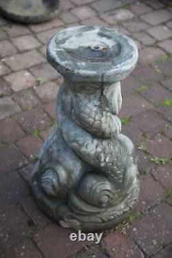 Gorgeous Large 5 piece Garden Fountain Water Feature Preloved with Patina