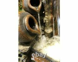 Grand 2 Jug Woodland Water Feature, Traditional Water Feature, Outdoor Fountain