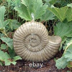 Grand Ammonite Fossil Fountain Garden Water Feature