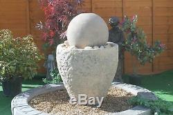 Granery Tub Ball Stone Water Fountain Feature Garden Ornament See Shop For More