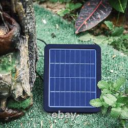 H56cm LED Solar Power Outdoor Resin Water Fountain Feature Ornament Garden Decor