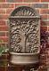 H72cm Arbury Wall Water Feature Rust Effect Wall Fountain By Ambiente