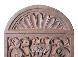 H72cm Arbury Wall Water Feature Rust Effect Wall Fountain by Ambiente