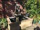 Heavy Garden Stone Fish Pond Wall Fountain Water Feature Woman With Cherubs