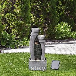 Home Solar Powered Water Feature, Indoor or Outdoor Garden Water Fountain, Indoo