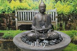 Huge Range Of, Large Buddha Water Fountain Garden Ornament Statue Solar Pump