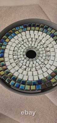 Hydria Cordless Water Feature with Mosaic And Two Fountain Heads