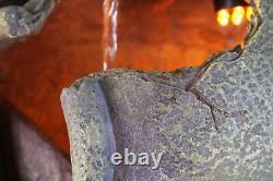 Jar Water Feature Fountain Cascade Classical Earthenware Pottery Effect Garden