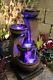 Kanthoros Water Feature Electric Water Fountain With Led Lights Garden Waterfall