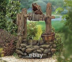 Kelkay Country Well Water Feature Fountain Garden Rustic Self contained