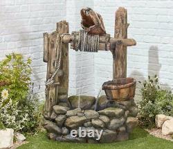 Kelkay Country Well Water Feature Fountain Garden Rustic Self contained