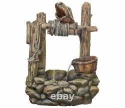 Kelkay Country Well Water Feature Fountain Garden Rustic Self contained