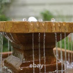 Kelkay Impressions Solstice Garden Water Feature Fountain Stone Effect + LEDs