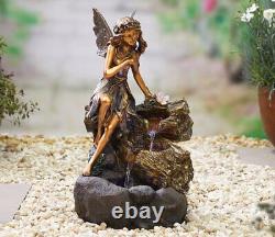 Kelkay Pixie Spills Fairy Garden Fountain Water Feature Self Contained