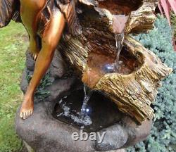 Kelkay Pixie Spills Fairy Garden Fountain Water Feature Self Contained