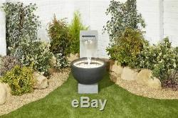 Kelkay Solitary Pour with lights Water Feature Garden, Outdoor Fountain