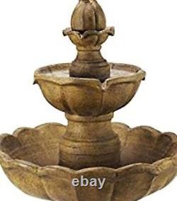 Kingsbury Solar Garden Fountain Water Feature SolarPowered Large Cascade Outdoor