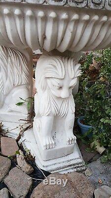 LARGE MARBLE1750mm GARDEN WATER FOUNTAIN FEATURE 3 GRACE STATUE OUTDOOR ORNAMENT