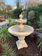 Large Bowled Regis Outdoor Water Fountain Feature Sandstone Solar Pump