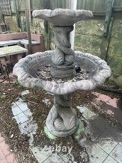 Large Concrete Water Fountain Garden Statue