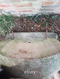 Large Lions Head & Cherub Wall Mounted Garden Water Fountain Patio Water Feature