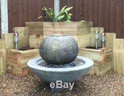 Large Patio Ball Fountain Garden Ornament Water Feature