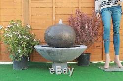 Large Patio Ball Fountain Garden Ornament Water Feature