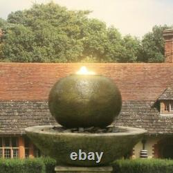 Large Patio Ball Fountain Stone Garden Ornament Water Feature