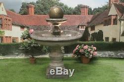 Large Regis Ball Fountain Stone Garden Ornament Water Feature Ornament