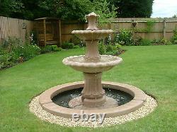 Large Selection Of Outdoor Water Feature Fountains Garden Ornament Solar Pump