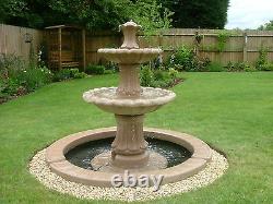 Large Selection Of Outdoor Water Feature Fountains Garden Ornament Solar Pump