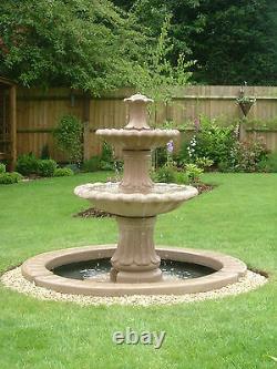 Large Selection Of Outdoor Water Feature Fountains Garden Ornament Solar Pump