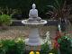 Large Serene Buddha Water Fountain Garden Ornament Statue Stone Feature