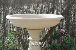 Large Stone Fountain Bowl And Pedastal Water Feature Garden Ornaments