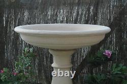 Large Stone Fountain Bowl And Pedastal Water Feature Garden Ornaments